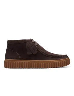 Clearance clarks Derbies Homme torhill hi dark brown suede