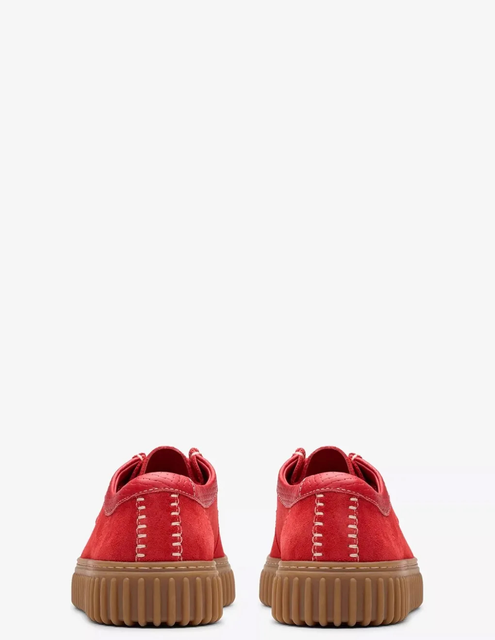 Discount clarks Derbies Homme torhill lo red suede daim rouge