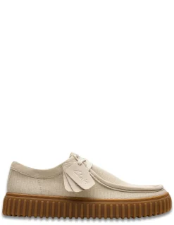 Outlet clarks Derbies homme torhill lo off white combi