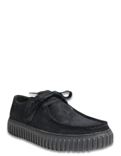 Discount clarks Derbies Homme Torhill Lo Black Suede