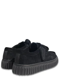 Discount clarks Derbies Homme Torhill Lo Black Suede