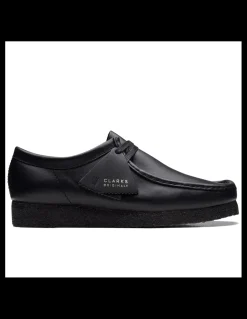 clarks Derbies Homme wallabee black leather