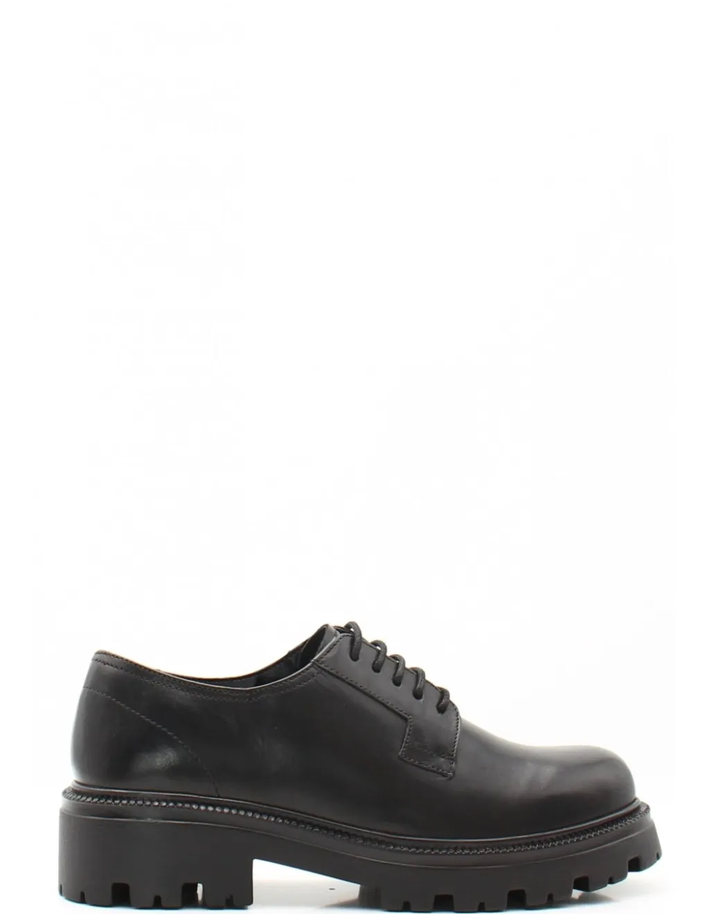 Discount hosis villa group Derby Femme Cuir Noir