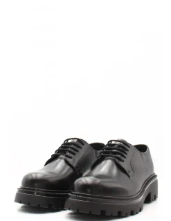 Discount hosis villa group Derby Femme Cuir Noir