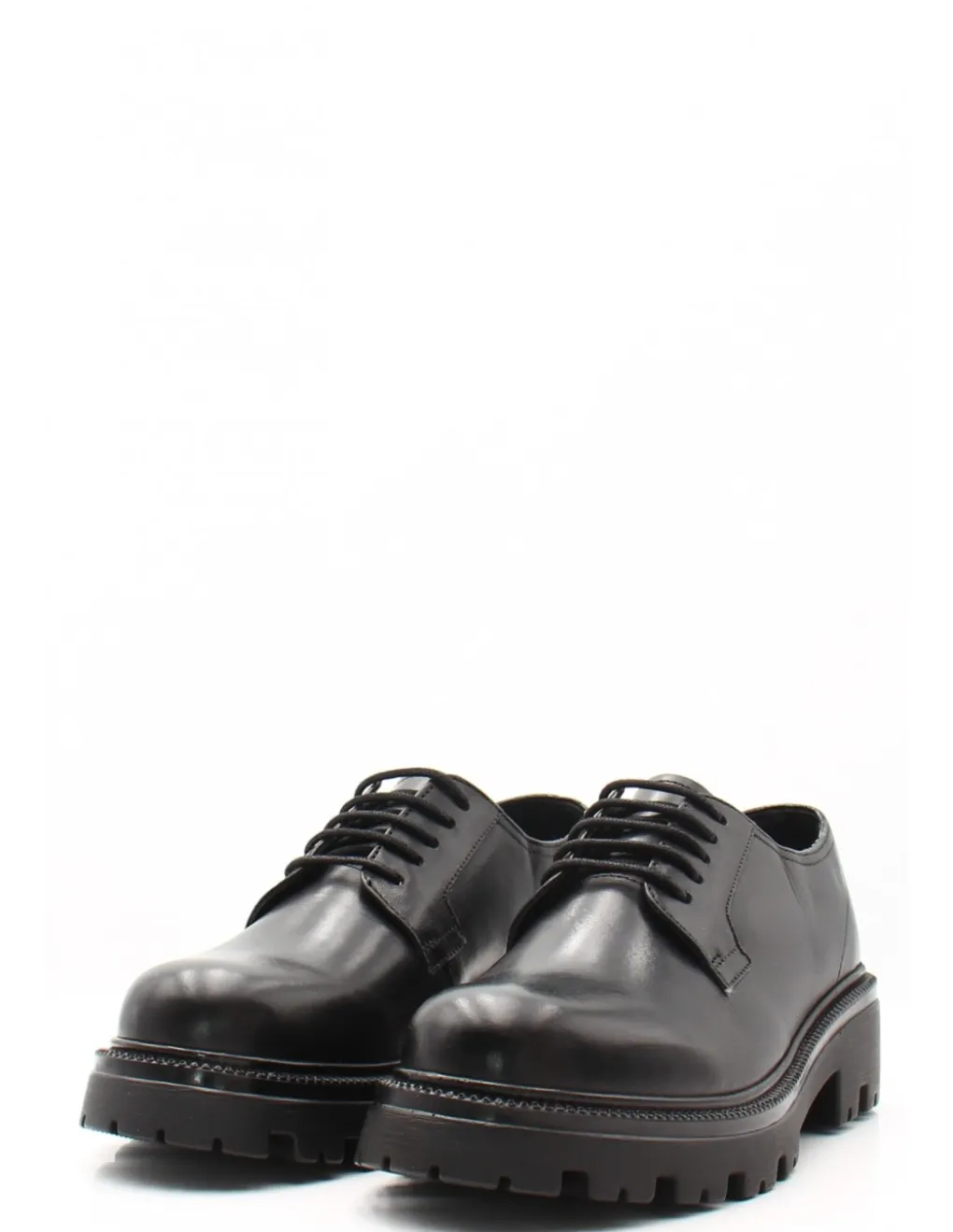 Discount hosis villa group Derby Femme Cuir Noir