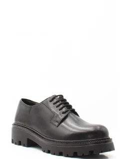 Discount hosis villa group Derby Femme Cuir Noir