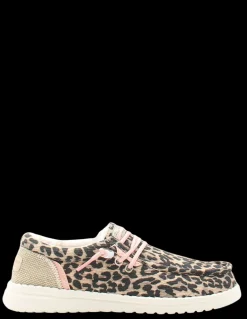Discount fusion Derby Femme Emma Leopard Beige