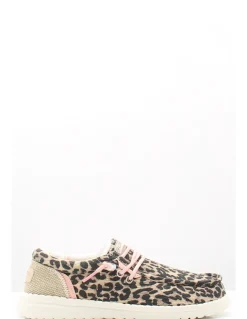 Discount fusion Derby Femme Emma Leopard Beige