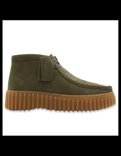 Clearance clarks Derby Femme torhill moss dark green nub
