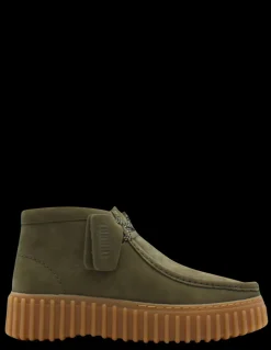 Clearance clarks Derby Femme torhill moss dark green nub