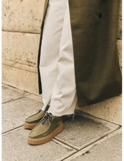 Clearance clarks Derby Femme torhill moss dark green nub