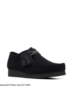 Clearance clarks Derby femme wallabee evosh black sde
