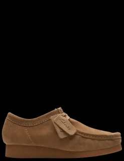 Clearance clarks Derby femme wallabeeevosh dark sand suede