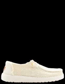 New dude Derby Femme Wendy Crochet Lace Crème