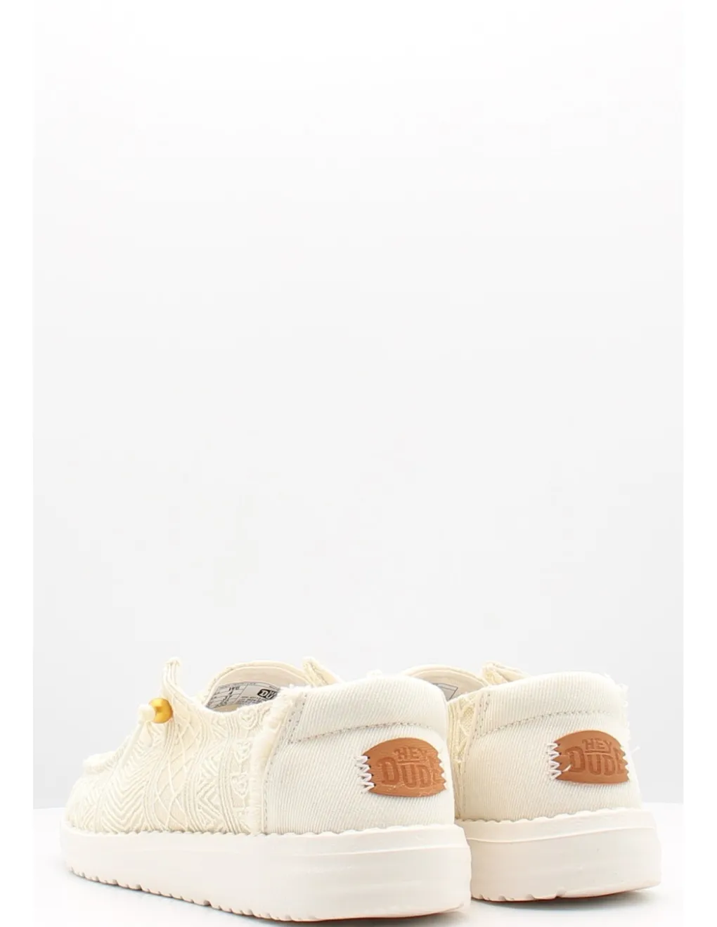 New dude Derby Femme Wendy Crochet Lace Crème
