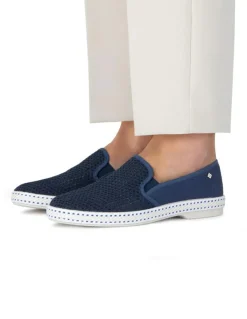Sale rivieras espadrilles homme classic canvas & mesh bleu de travail