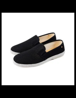 Sale rivieras Espadrilles homme classic canvas & mesh noir