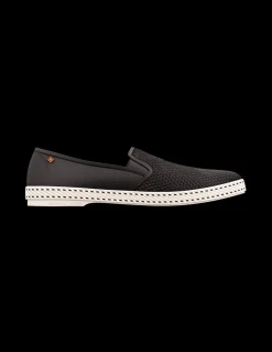 Sale rivieras Espadrilles homme classic canvas & mesh noir