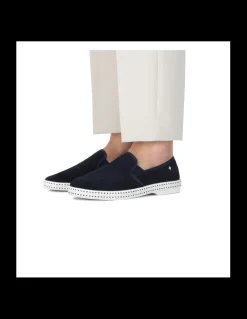 rivieras Espadrilles Homme classic suede marine