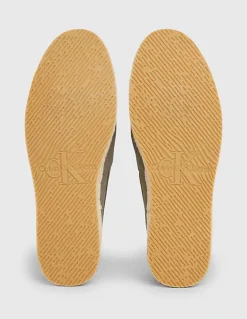 calvin klein Espadrilles homme Slipon ML Olive Toile