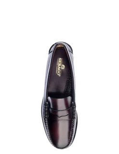 Sale sebago Mocassin Femme Classic Dan Woman Bordeaux Foncé