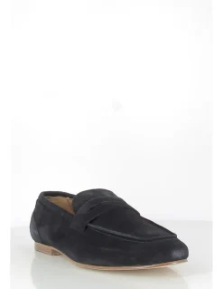 Outlet hylton mocassin homme 82772-02 daim bleu marine