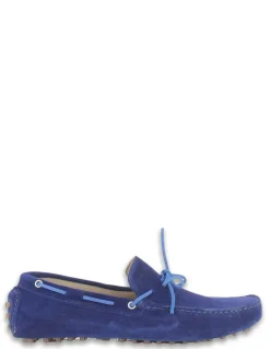 hylton Mocassin Homme 80876-11 Daim Bleu Roi