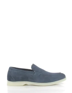 hylton Mocassin homme atoll 5/8 flag daim bleu