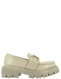 Best kharisma mocassins compensées femme cuir crème semelle taupe