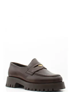 Clearance goodstep Mocassins Femme Vargas Cuir Marron Foncé