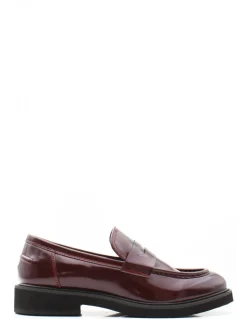 Discount kharisma Mocassins vernis femme mocassino bordeaux