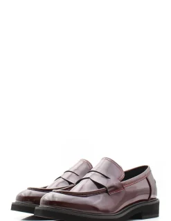Discount kharisma Mocassins vernis femme mocassino bordeaux