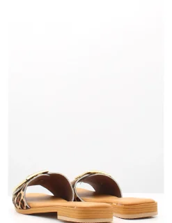 Clearance sandro rosi Mules Femme 4335 Leopard