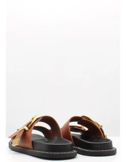 steve madden Mules Femme Arch-e Slides Cuir Marron