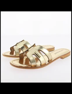 Discount Les tropeziennes par M.Belarbi Mules femme Damia cuir Or