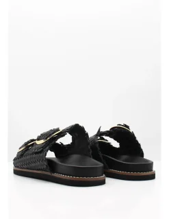 Best hylton Mules Femme en cuir Knot Black