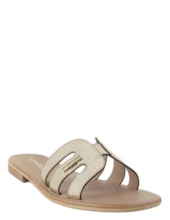 Outlet Les tropeziennes par M.Belarbi Mules Femme Hadamia Cuir Doré
