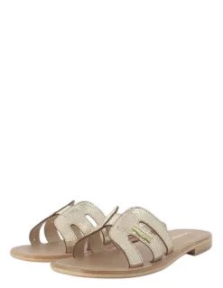 Outlet Les tropeziennes par M.Belarbi Mules Femme Hadamia Cuir Doré