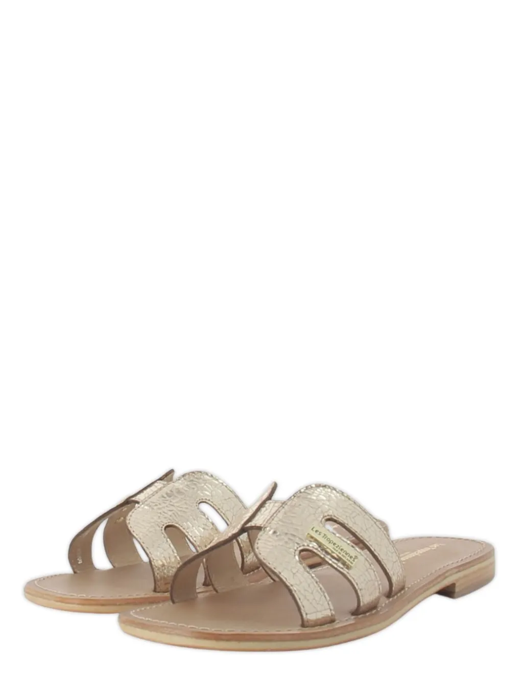 Outlet Les tropeziennes par M.Belarbi Mules Femme Hadamia Cuir Doré