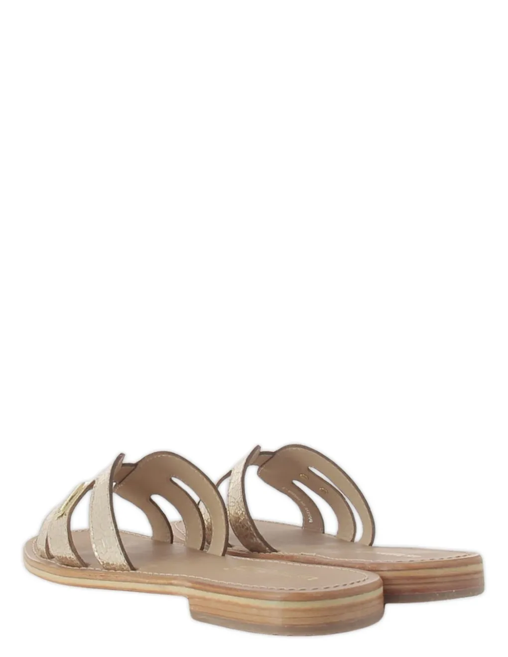 Outlet Les tropeziennes par M.Belarbi Mules Femme Hadamia Cuir Doré