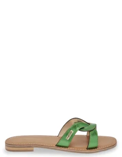 Hot Les tropeziennes par M.Belarbi Mules Femme Hanita Cuir Vert