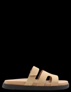 Hot steve madden Mules Femme Missile Beige Cuir