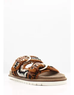Discount hylton Mules femme tressée Myrina Brown