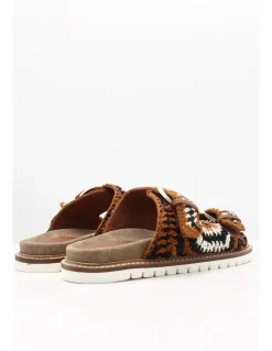 Discount hylton Mules femme tressée Myrina Brown