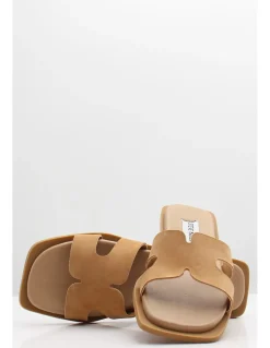 Sale steve madden MulesFemme sofia slides Daim Marron