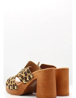 Outlet sandro rosi Sabots à Talons Femme 8484 Leopard