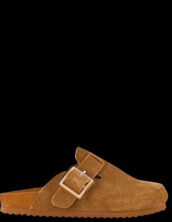 Best colors of california Sabots Femme Bio Daim Marron