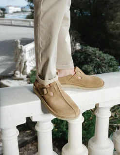 New clarks Sabots Homme solsbury mule dark sand suede