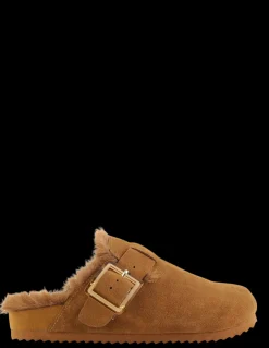 Outlet colors of california Sabots suede furry bio closed toe