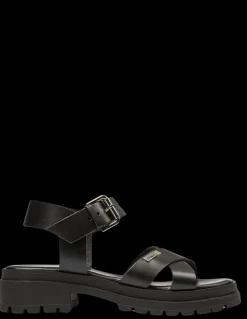 Discount Les tropeziennes par M.Belarbi Sandales à talons Femme Tiha Cuir Noir